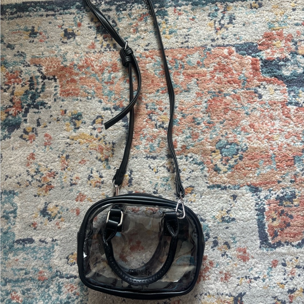 Black Clear Crossbody Bag